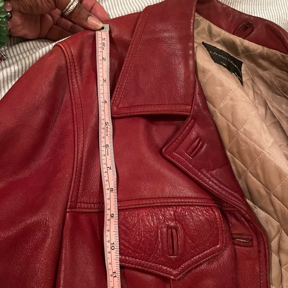 Vintage Genuine leather jacket. - Picture 4 of 8